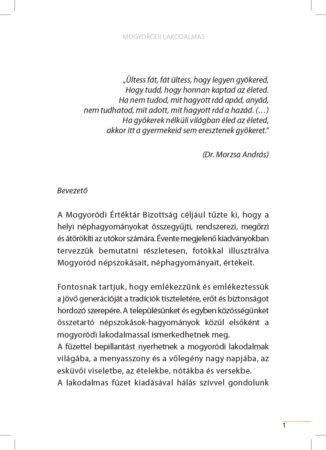 Mogyoród Értéktár
